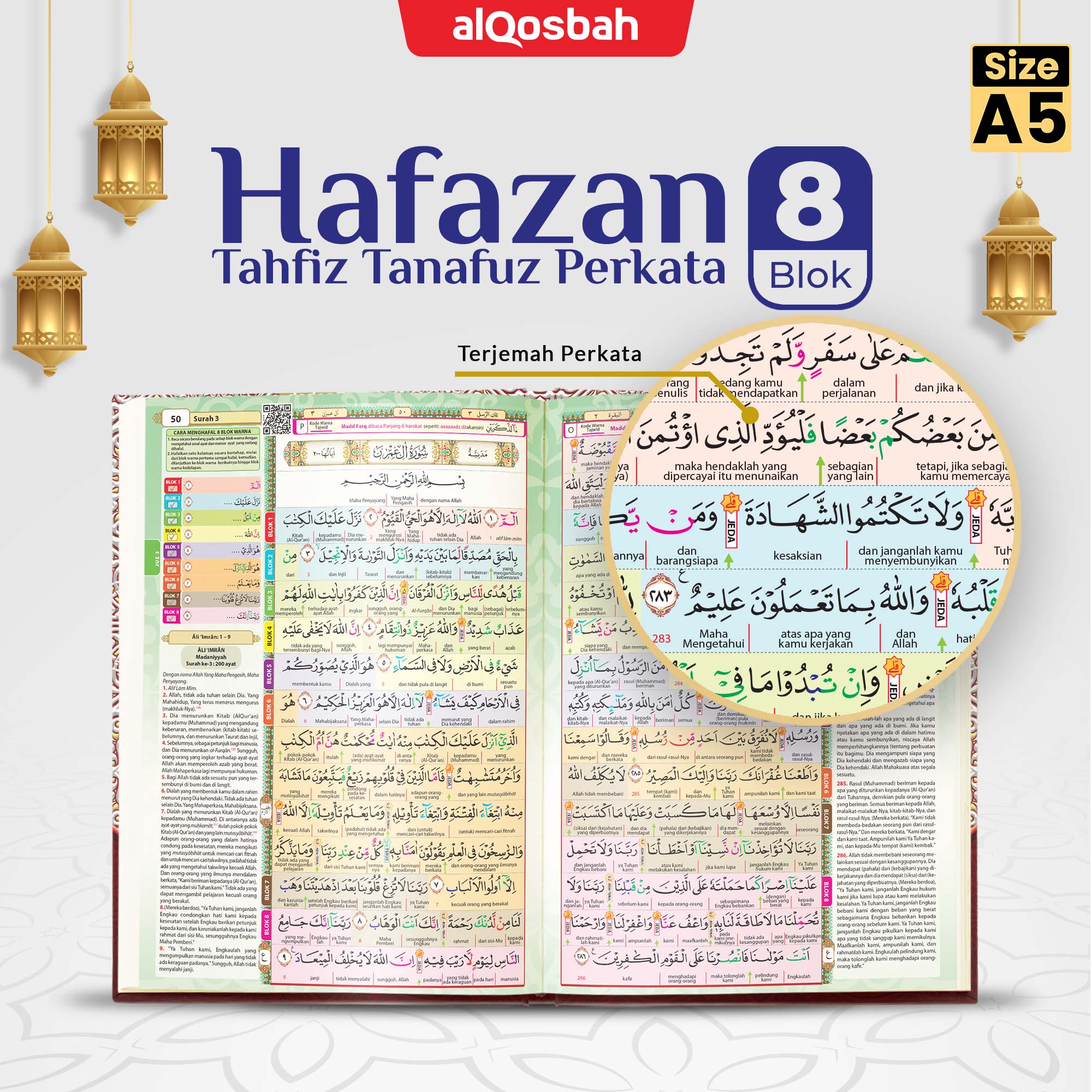Al Quran Hafazan 8 Tahfiz Tanafus Perkata 4 Kode (Q) A5