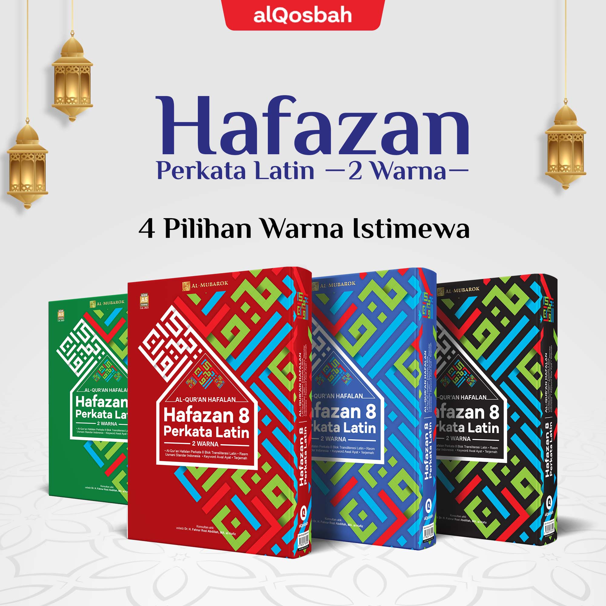 Al Quran Mubarok Perkata Latin 2 Warna A5