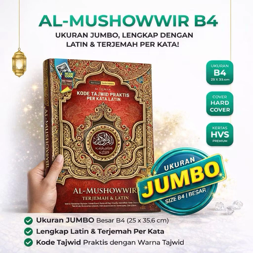 Al-Qur'an Mushowwir Jumbo B4 HVS (New)