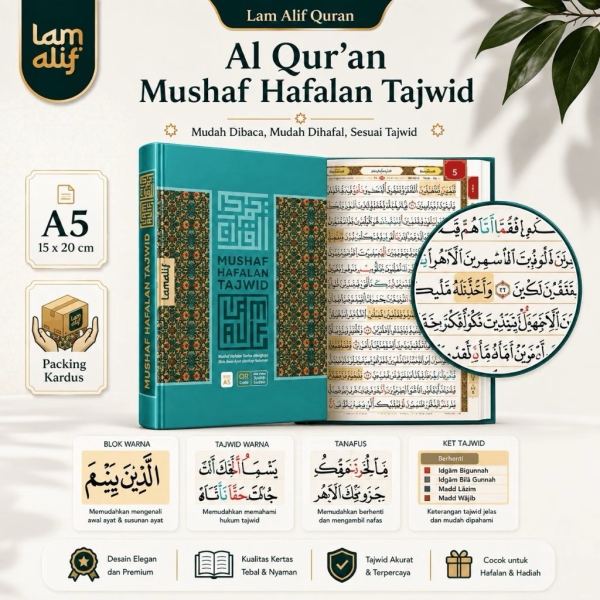 Al-Quran Hafalan Tajwid LAM ALIF A5 Non Terjemah