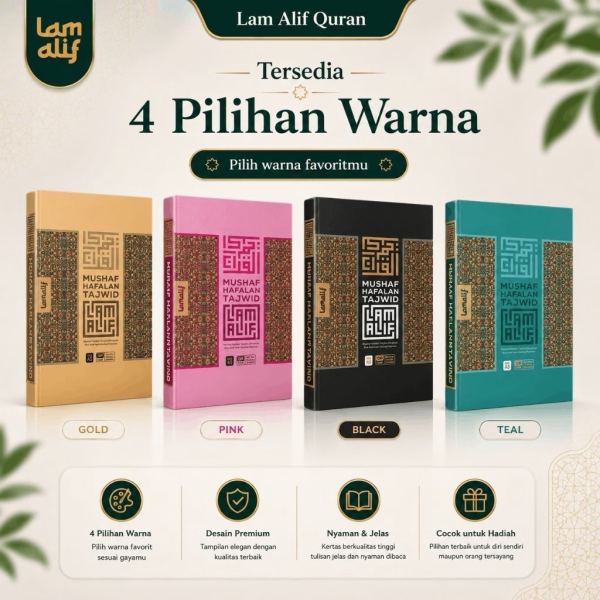 Al-Quran Hafalan Tajwid LAM ALIF A5 Non Terjemah