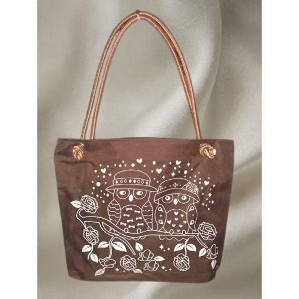 Tas Wanita Serbaguna Tote Bag Resleting Tali Sumbu Uk 38x28cm