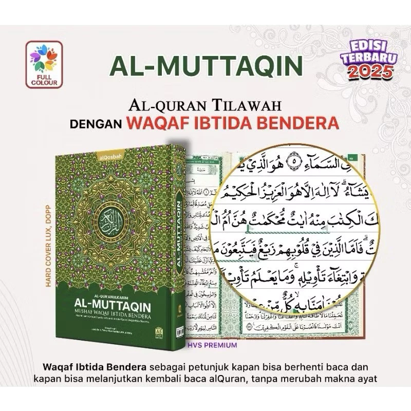 Al Quran Muttaqin Mushaf WIB (H) A5