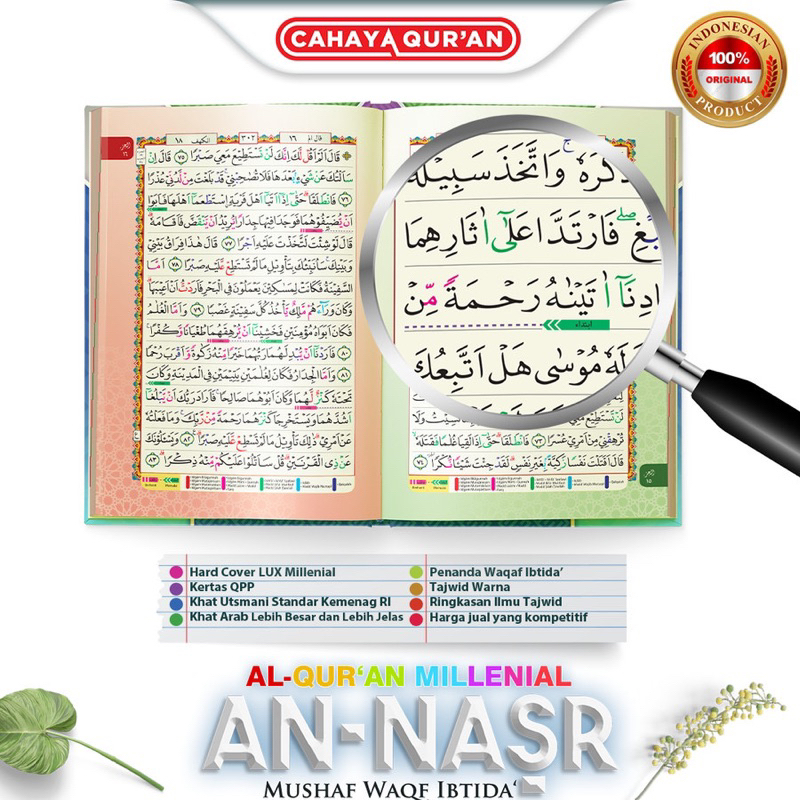 Al-Qur'an An-Nasr Waqaf Ibtida Tajwid A5