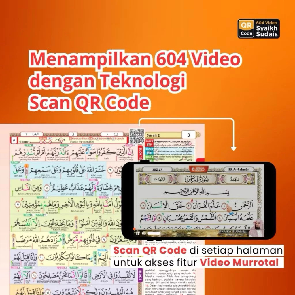 Al-Qur'an Hafazan Tahfiz 8 Blok Tajwid 4 Kode Ukuran A5