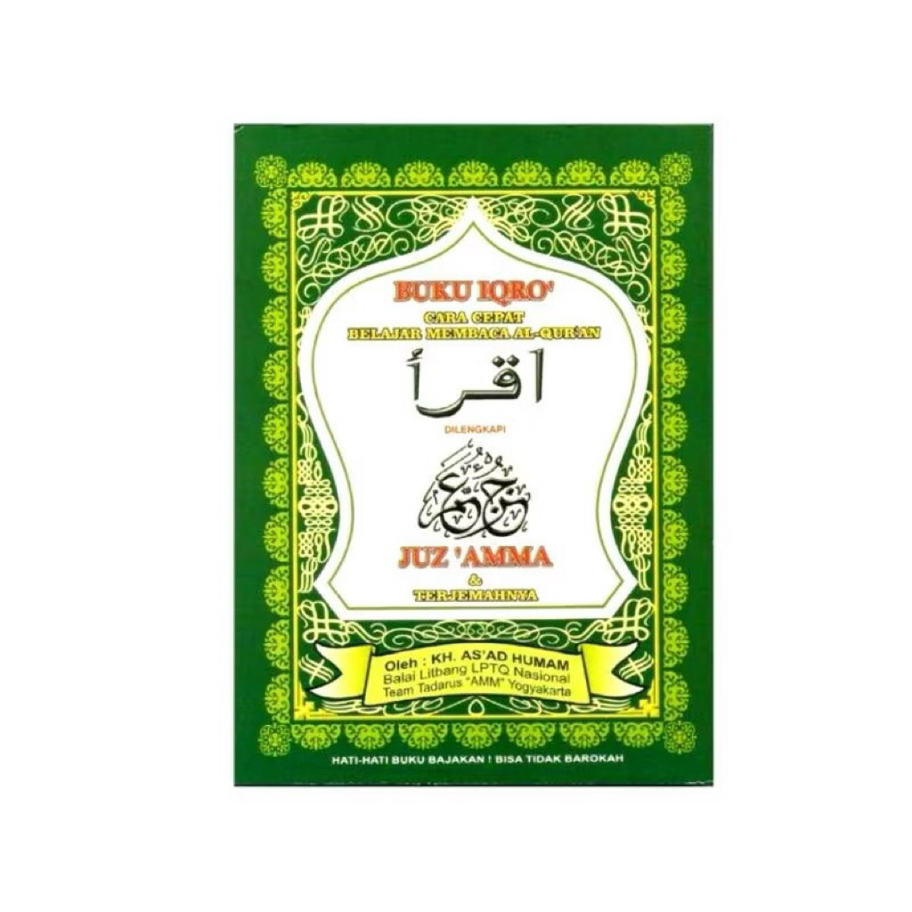 Buku IQRO Bendel Besar A5 – Jilid 1–6 Lengkap