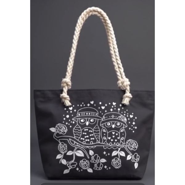 Tas Wanita Serbaguna Tote Bag Resleting Tali Sumbu Uk 38x28cm