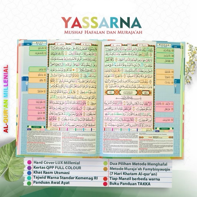 Al-Qur'an Yassarna Mushaf Hafalan dan Muraja'ah A5