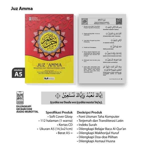 Juz Amma Cahaya Pustaka A5 Terjemah dan Latin