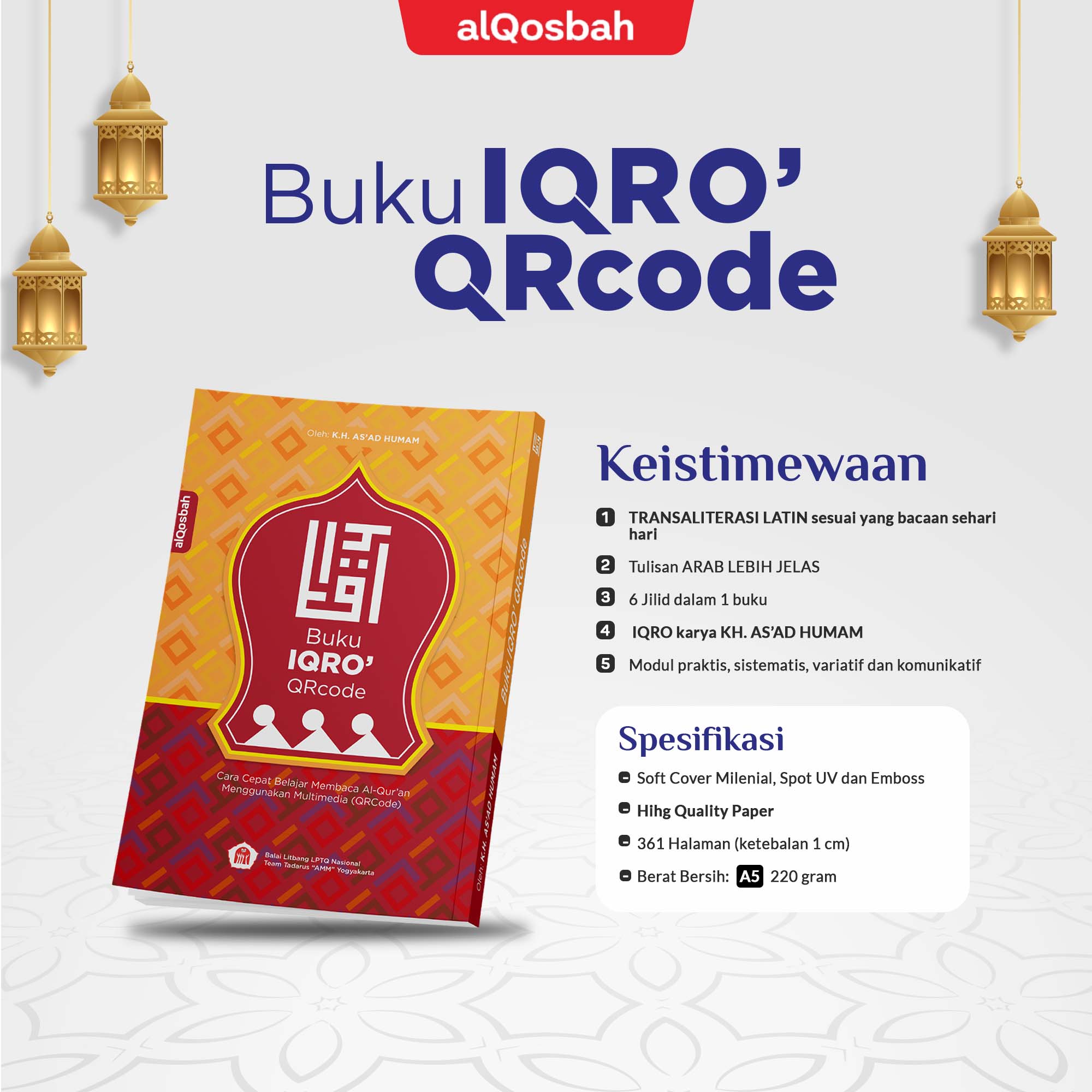 Iqro Milenial QR Code A5