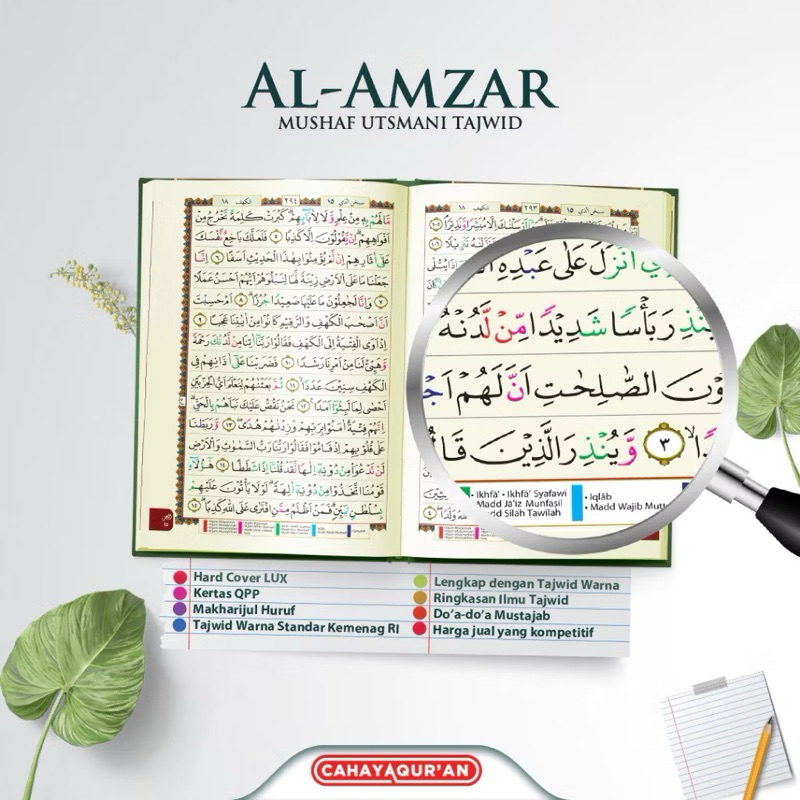 Al-Qur'an Al-Amzar Utsmani Tajwid A5