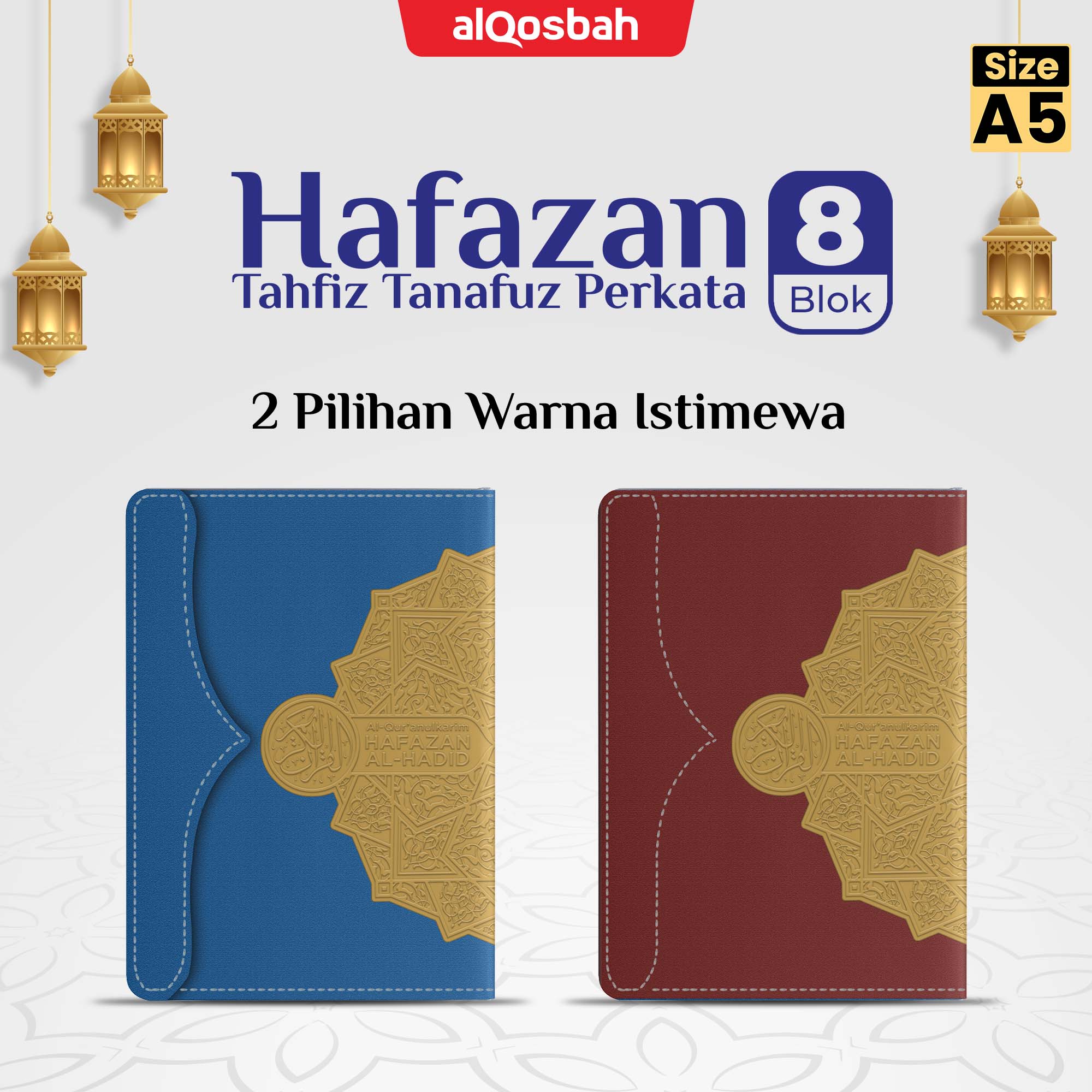 Al Quran Hafazan Al Hadid Jaket Kulit A5