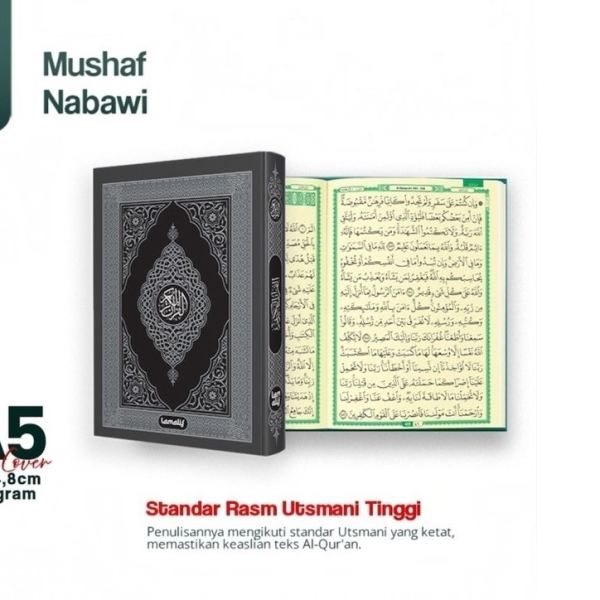 Al-Quran Nabawi LAM ALIF A5 Standar Madinah Non Terjemah