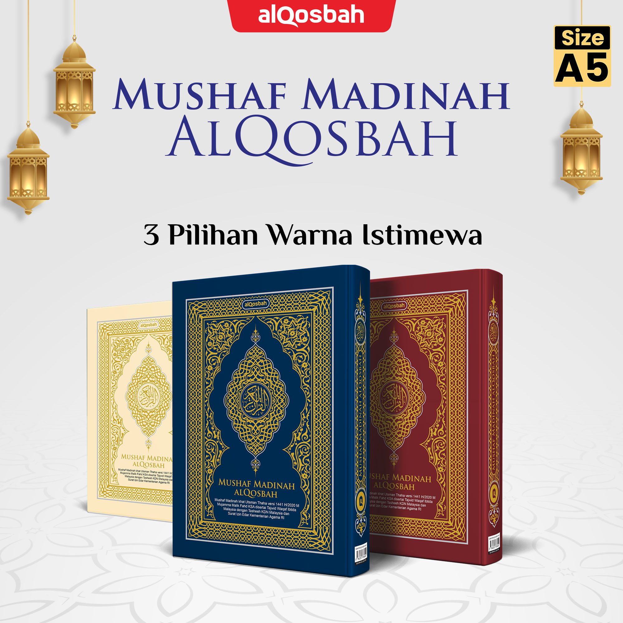 Mushaf Madinah AlQosbah Ukuran A5