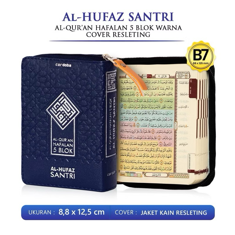 Al-Qur'an Al-Hufaz Santri Resleting B7